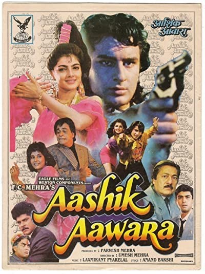 Aashik Aawara (1993) afişi Aashik Aawara (1993) afişi