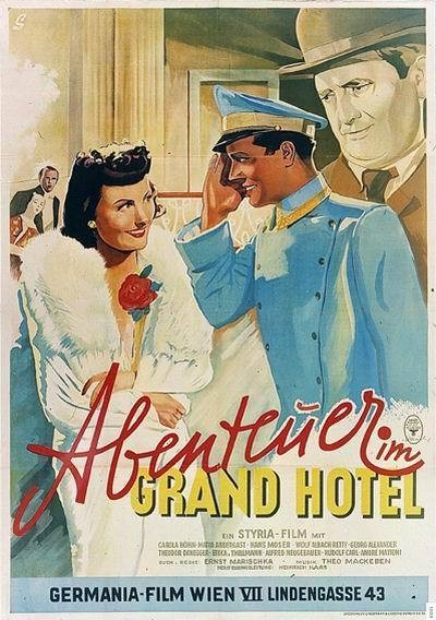 Abenteuer Im Grandhotel (1943) afişi