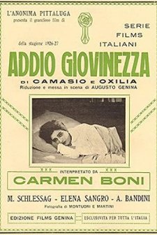 Addio Giovinezza! (1927) afişi