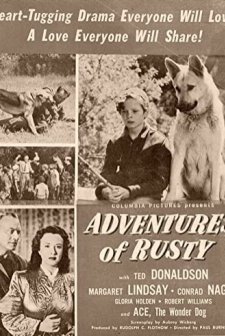 Adventures Of Rusty (1945) afişi
