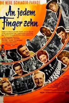 An Jedem Finger Zehn (1954) afişi