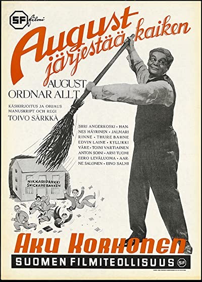 August Järjestää Kaiken (1942) afişi August Järjestää Kaiken (1942) afişi