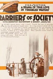 Barriers Of Society (1916) afişi