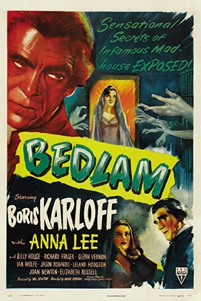 Bedlam (1946) afişi Bedlam (1946) afişi