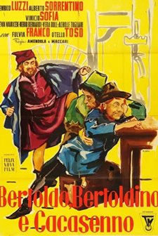 Bertoldo, Bertoldino E Cacasenno (1954) afişi