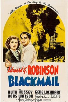 Blackmail (1939) afişi