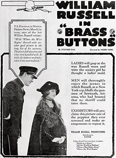 Brass Buttons (1919) afişi Brass Buttons (1919) afişi