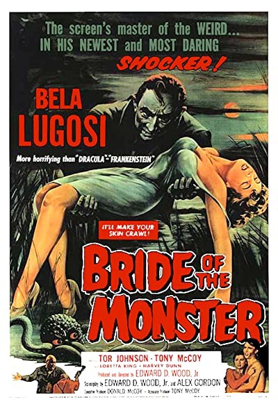 Bride Of The Monster (1955) afişi Bride Of The Monster (1955) afişi