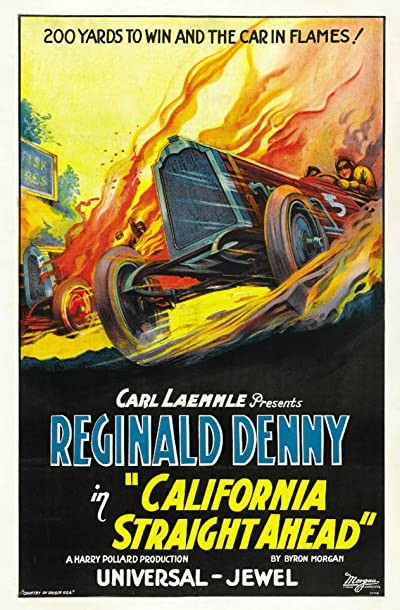 California Straight Ahead (1925) afişi