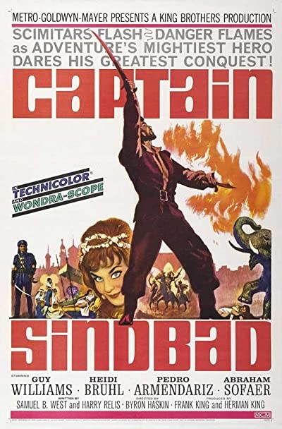 Captain Sindbad (1963) afişi Captain Sindbad (1963) afişi