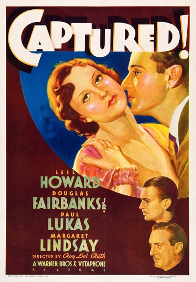 Captured! (1933) afişi Captured! (1933) afişi