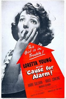 Cause For Alarm! (1951) afişi