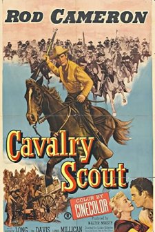 Cavalry Scout (1951) afişi