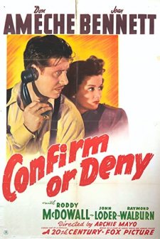 Confirm or Deny (1941) afişi