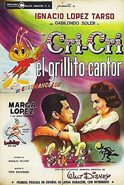 Cri Cri El Grillito Cantor (1963) afişi Cri Cri El Grillito Cantor (1963) afişi