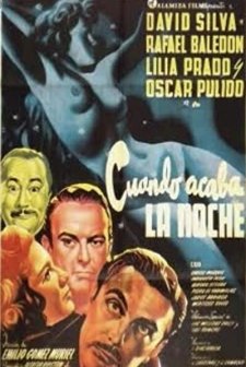 Cuando acaba la noche (1950) afişi