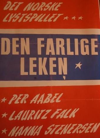 Den Farlige Leken (1942) afişi Den Farlige Leken (1942) afişi
