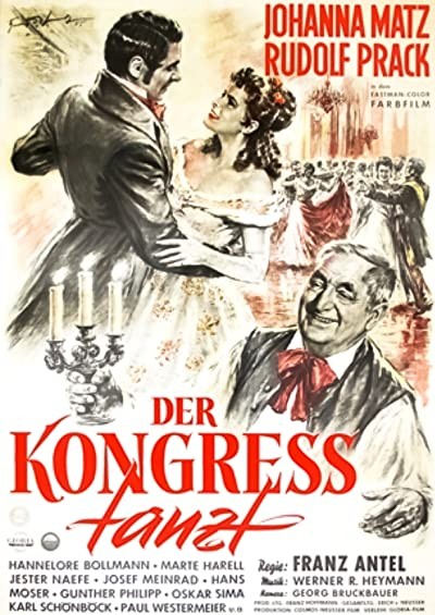 Der Kongreß Tanzt (1955) afişi Der Kongreß Tanzt (1955) afişi