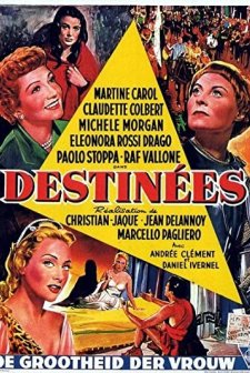 Destinées (1954) afişi