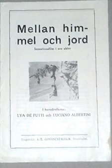 Die Schlucht des Todes (1923) afişi