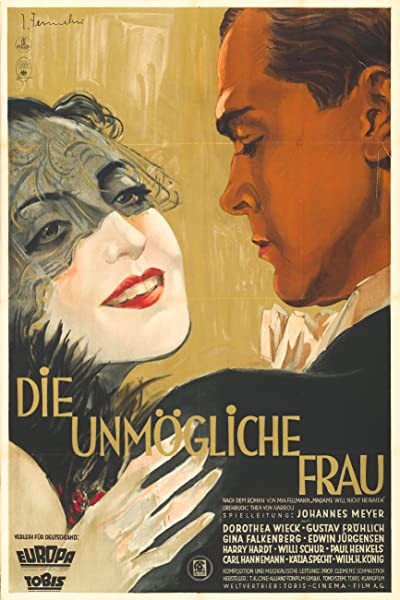 Die Unmögliche Frau (1936) afişi Die Unmögliche Frau (1936) afişi