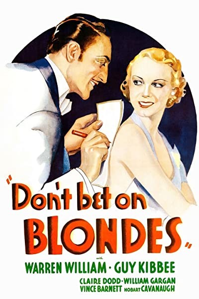 Don't Bet On Blondes (1935) afişi Don't Bet On Blondes (1935) afişi