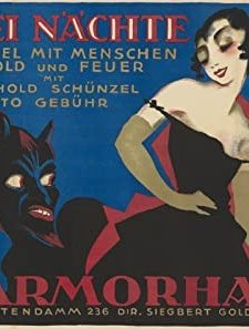 Drei Nächte (1920) afişi