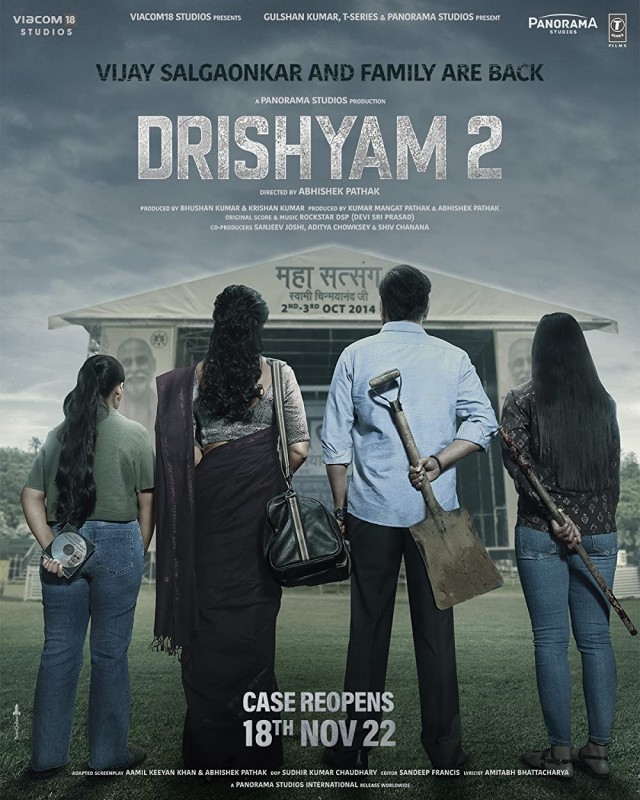 Drishyam 2 (2022) (2022) afişi Drishyam 2 (2022) (2022) afişi