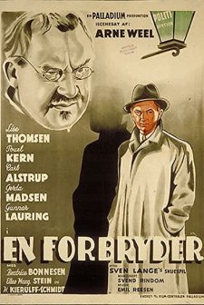 En Forbryder (1941) afişi