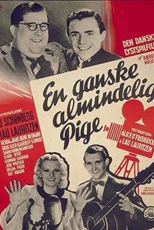 En Ganske Almindelig Pige (1940) afişi