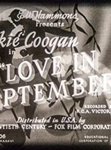 Eylülde Aşk (1936) afişi