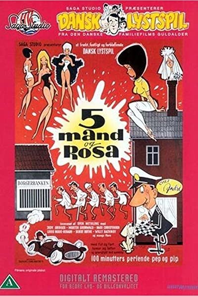 Fem Mand Og Rosa (1964) afişi Fem Mand Og Rosa (1964) afişi