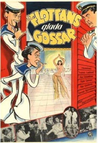 Flottans Glada Gossar (1954) afişi Flottans Glada Gossar (1954) afişi