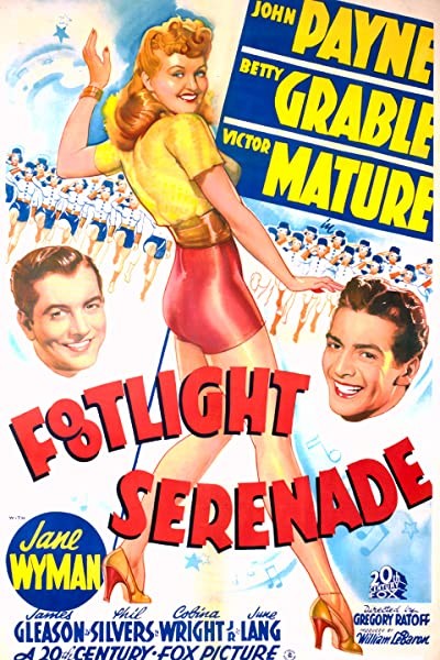Footlight Serenade (1942) afişi Footlight Serenade (1942) afişi