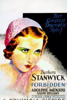 Forbidden (1932) afişi