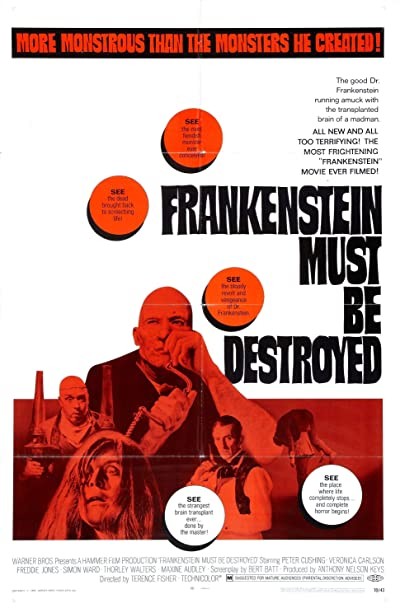 Frankenstein Must Be Destroyed (1969) afişi Frankenstein Must Be Destroyed (1969) afişi