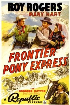 Frontier Pony Express (1939) afişi