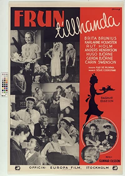 Frun Tillhanda (1939) afişi Frun Tillhanda (1939) afişi