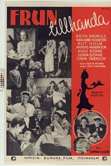 Frun Tillhanda (1939) afişi
