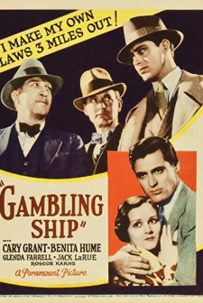 Gambling Ship (1933) afişi