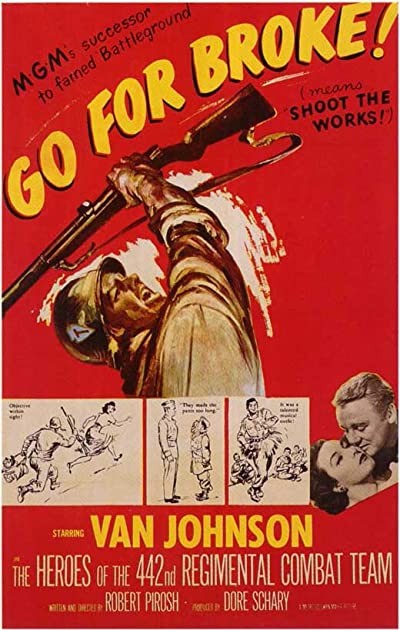 Go For Broke! (1951) afişi Go For Broke! (1951) afişi