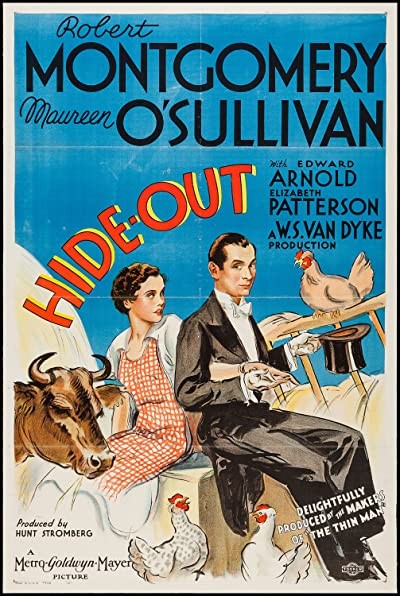 Hide-out (1934) afişi Hide-out (1934) afişi