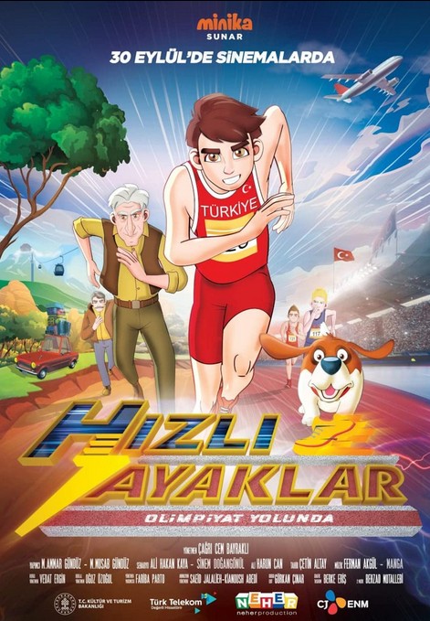 Hızlı Ayaklar - Olimpiyat Yolunda (2022) afişi Hızlı Ayaklar - Olimpiyat Yolunda (2022) afişi