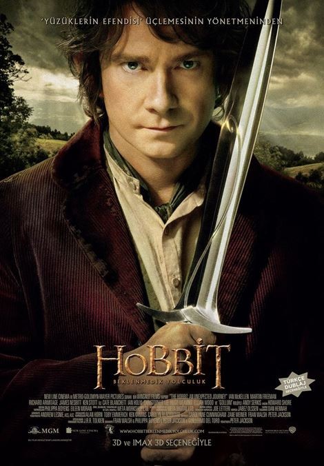 Hobbit: Beklenmedik Yolculuk (2012) afişi