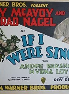 ıf ı Were Single (1927) afişi