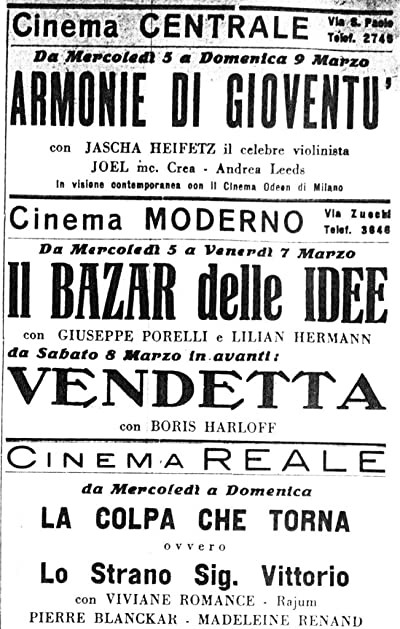 Il Bazar Delle Idee (1940) afişi Il Bazar Delle Idee (1940) afişi