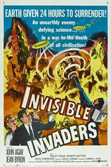 ınvisible ınvaders (1959) afişi
