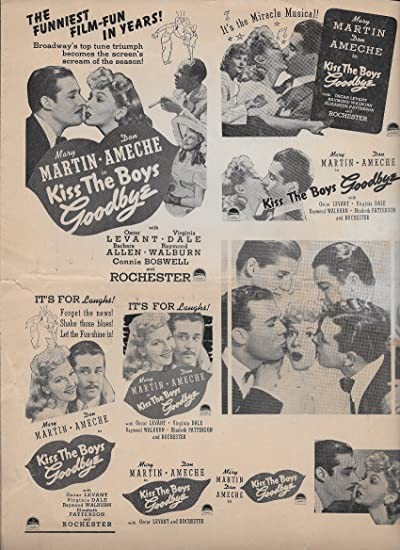 Kiss The Boys Goodbye (1941) afişi Kiss The Boys Goodbye (1941) afişi