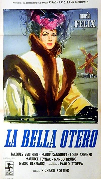 La Bella Otero (1954) afişi La Bella Otero (1954) afişi
