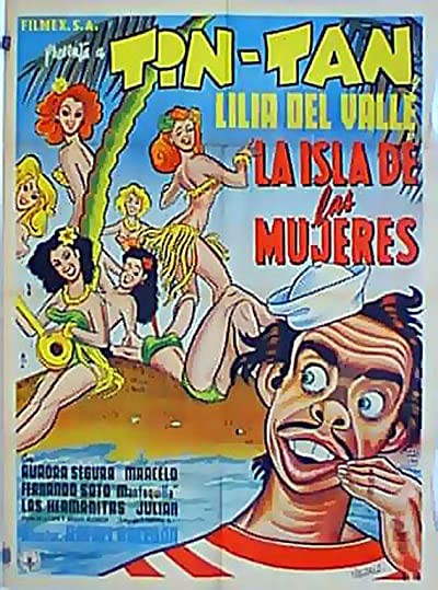 La Isla De Las Mujeres (1953) afişi La Isla De Las Mujeres (1953) afişi